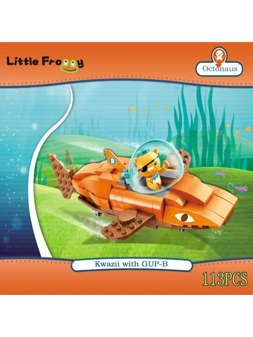 Creative Building Block Playset with Vehicle & Figure - 113PCS for Kids 6